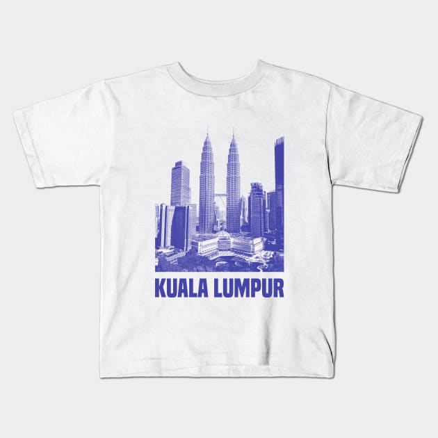 Kuala Lumpur Kids T-Shirt by Den Vector